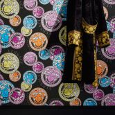 Versace Home Luxus Tapete Medusa Designer Vliestapete Bunt Schwarz Mustertapete 