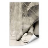 Zelfklevende Poster - Ballerina 