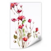 Wallprint - Illustrierte Wildblume 