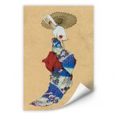 Wallprint Loske - Geisha Kaninchen 01 