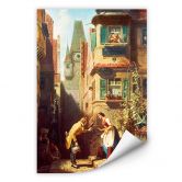 Wallprint Spitzweg - Der ewige Hochzeiter 