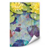 Wallprint Blanz - Gelbe Seerosen 