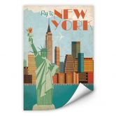 Wallprint PAN AM - Fly to New York 
