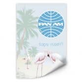 Wallprint PAN AM - Flamingobucht 