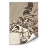 Wallprint de Goya - Der Schlaf der Vernunft gebiert Ungeheuer 