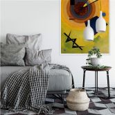 Wallprint Kandinsky - Grün und Rot 