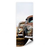 Wallprint Old Rusted Cars - Panorama 