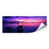 Wallprint Pink Sunrise - Panorama 