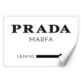 Zelfklevende Poster Prada Marfa 