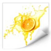 Wallprint - Splashing Oranges - quadratisch 