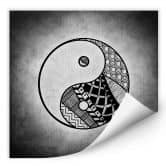 Wallprint Yin und Yang - quadratisch 