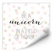 Wallprint Confetti & Cream - Be a unicorn... 