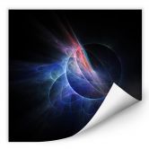 Wallprint - Chaos Ray Black 