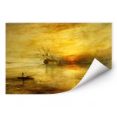 Zelfklevende Poster - Turner - Fort Vimieux 