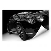 Wallprint - Metallic Car Black 02 