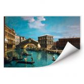 Wallprint - Canaletto - Die Rialtobrücke in Venedig 