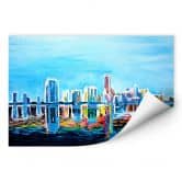 Wallprint - Bleichner - Miami im Neonschimmer 
