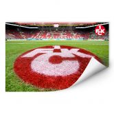 Wallprint 1. FC Kaiserslautern - Rasen Logo 