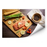 Wallprint Frischer Lachs 