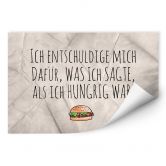 Wallprint Ich entschuldige mich dafür 