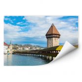 Wallprint Holzbrücke in Luzern 
