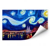 Wallprint Bleichner - Köln bei Nacht 