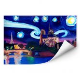 Wallprint Bleichner - Paris bei Nacht 