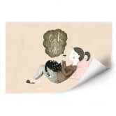 Wallprint Loske - Cats & Coffee 