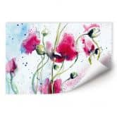 Zelfklevende Poster - Poppy Flowers 