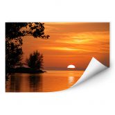 Wallprint - See in der Abenddämmerung 