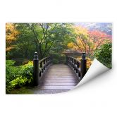 Wallprint - Brücke im Grünen 