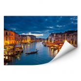 Zelfklevende Poster Canal Grande in Venetie 