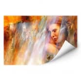 Wallprint - Schmucker - Laura mit Schmetterling 