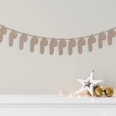 Holzdeko Weihnachten - Zuckerstange MDF Natur (14-teilig) - je 4x9 cm 