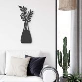 MDF Blumendeko - Strauß in Vase 