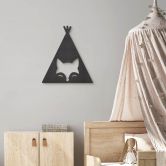 MDF - Holzdeko - Tipi - Fuchs 