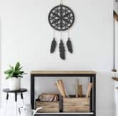 MDF Decoratie Dromenvanger Bloemen (4-delig) 