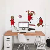 Muursticker Set Bayern Munchen Bernie (4-delig) 