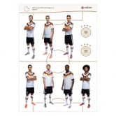 DFB Sticker Spieler WM 2026, Wandtattoo Bogen 01 