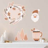 Muursticker Orara Studio - Kerstmis  
