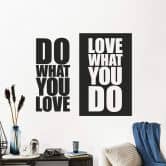 Muursticker Do what you love… 