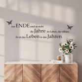 Wandtattoo Am Ende sind es nicht die Jahre... 02 