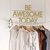 Muursticker Be awesome today 