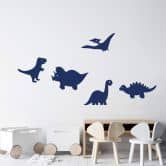Sticker mural Ensemble de dinosaures (5 pièces) 