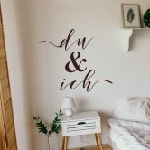 Wallsticker -  Du og jeg 