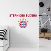 Muursticker Bayern München - Stern des Südens 