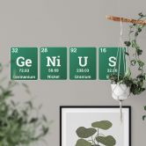 Muursticker Genius - Periodiek Systeem der Elementen 