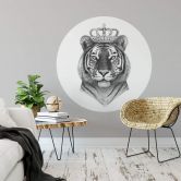Wandtattoo Korenkova - The Tiger King - Rund 