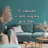 Wandtattoo L'amore è un sogno per due 