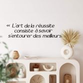 Wandtattoo L'art de la réussite 